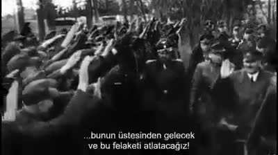 Alman diktat&ouml;r&uuml;n etkileyici konuşması 30 Ocak 1945
