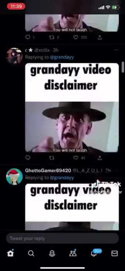 grandayy video disclaimer