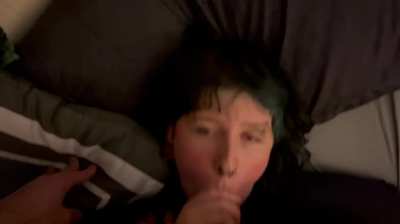 Sucking his dick brings me so much joy!