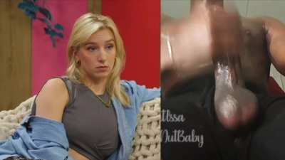 Courtney Miller gets jumpscared by a big black cock