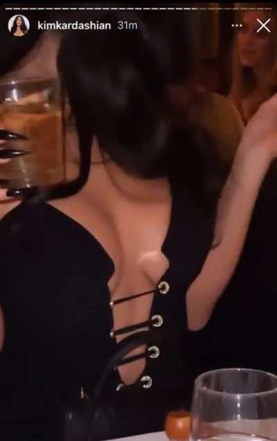 Kylie tits from Kim&rsquo;s story 😍