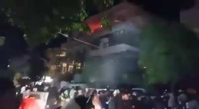 Complete chaos in Syria last night