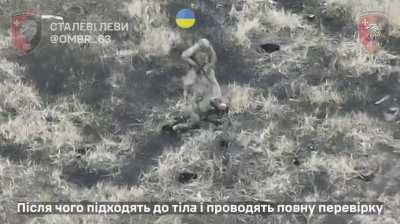 Disorientated Russian soldier gets killed by Ukrainian gunfire west of Kreminna. January 2025