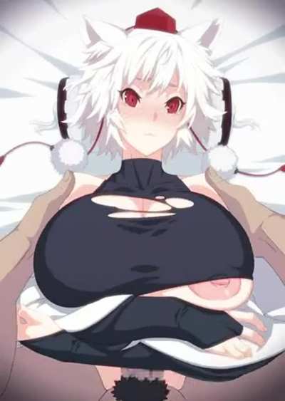 Putting those fat tits to work