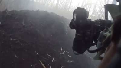 Footage of a former serviceman of the 3rd battalion, 75th Ranger regiment who is currently fighting as part of one of the Special Operations Forces/Guardian Intelligence units of Ukraine.