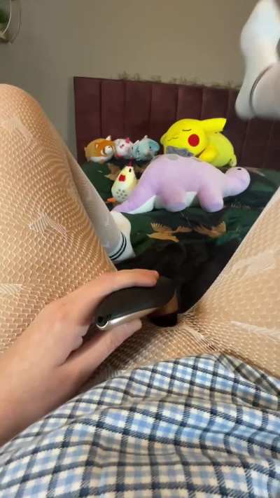 My POV whilst squirting through my tights&hellip; 