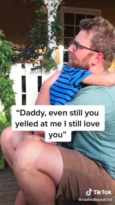 Videos like these always get me, and I&rsquo;m taking notes for when I become a parent. This is parenting well done, sometimes we lose our patience and it&rsquo;s essential to apologize to the little ones.