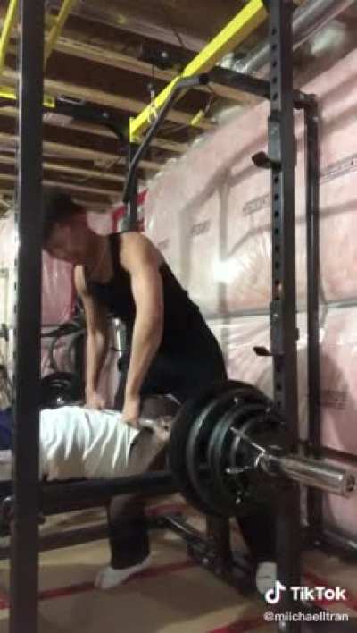 Questionable weight lifting.