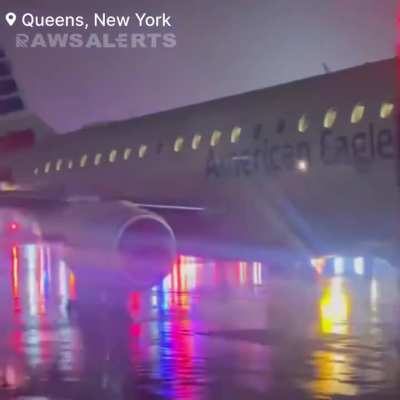 Reports of a CRJ-900 colliding with a firetruck at LaGuardia in Queens, New York on March 23, 2026