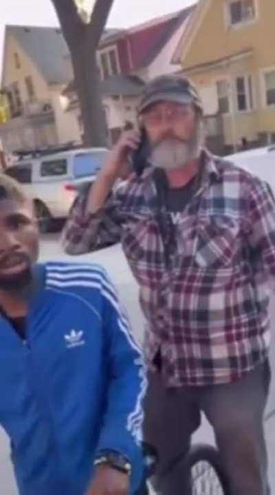 Man detains special needs man accusing him of stealing a bike..