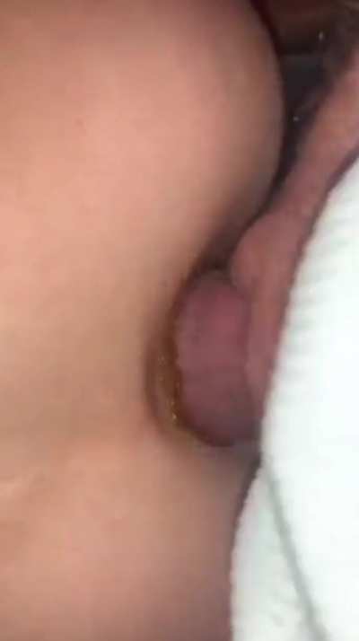 Getting his dick nice and dirty