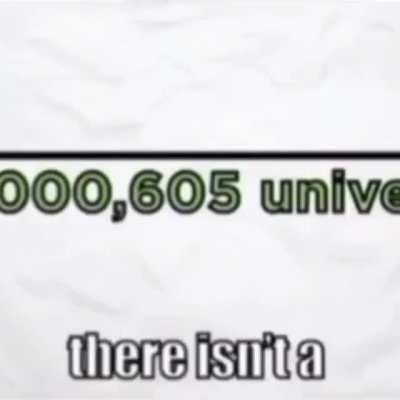 In The Multiverse Of No Bitches