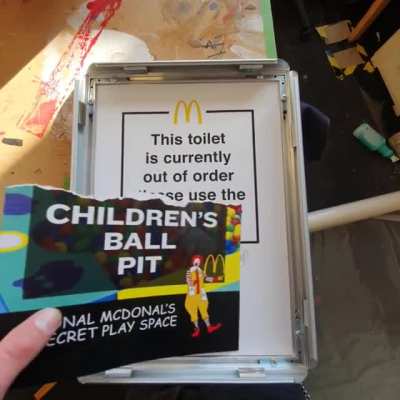 McDonald's Bathroom Out Of Service