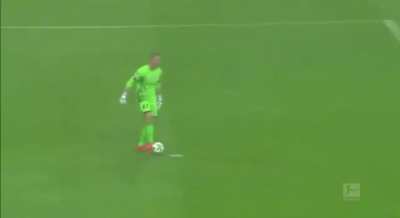 Commentator couldn’t hold his laughter as keeper mistook penalty spot for the ball