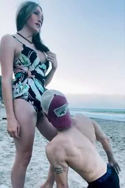 On your knees in public
