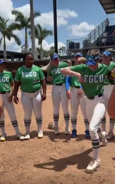 Softball celebrations