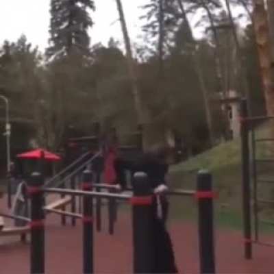 WCGW Doing Gymnastics