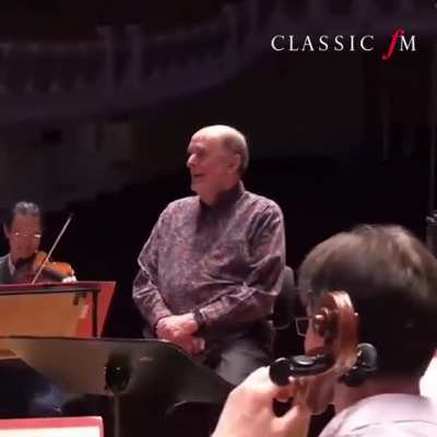 Orchestras pranking their conductors on their birthdays