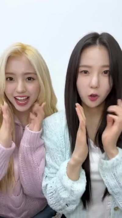 [221220] Yujin &amp;amp; Yeseo TikTok update: ❤ #YuSeo