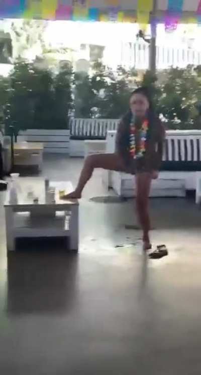 Wtf is she on ???