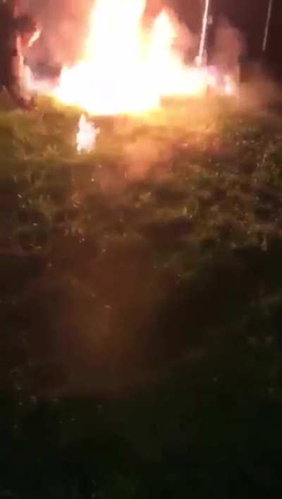 Sometimes Igor, we use gasoline to light our fireworks!