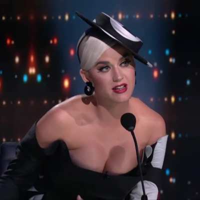 Katy Perry gives everyone a good titjob in the show.