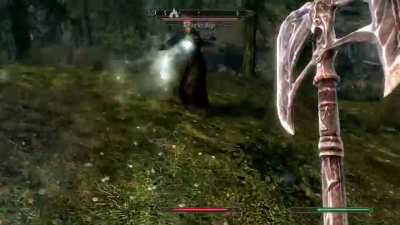 Fast traveling to save time only to get bullied once I spawned