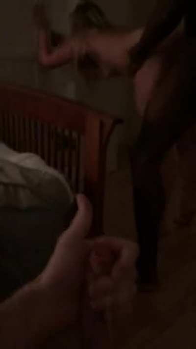 Begging for him to claim her while you watch and cum all over yourself