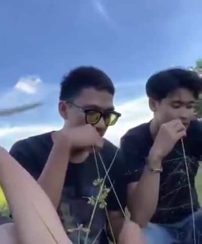 Just some bros hanging arou&mdash; wait
