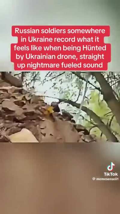 Russian soldier records what it&rsquo;s like being hunted by Ukrainian FPV drones.