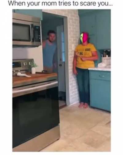 He&rsquo;s gonna get his butt whooped with her spoon
