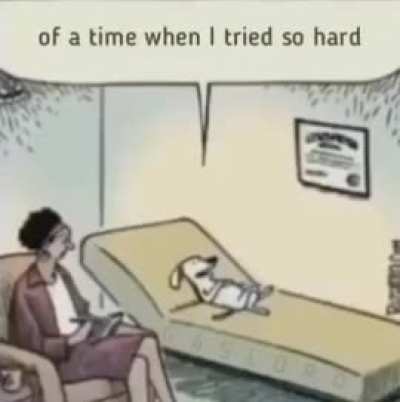 its even hard to try