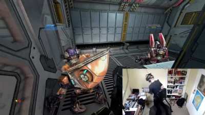 HALO IN VR! VR Treadmill! I managed to get Hale CE working in VR with the Kat Walk C.