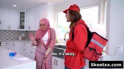 Reserved Hijab MILF Breaks Free