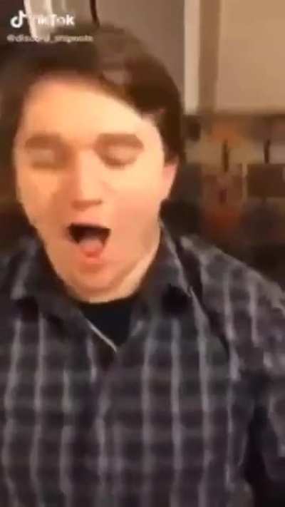 Not exactly a perfectly cut scream, but...