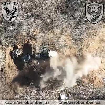 Russian Murom P surveillance system installed near the trenches destroyed by operators of the "AeroBomber" group with drop grenades.  Location not specified.  March 2024