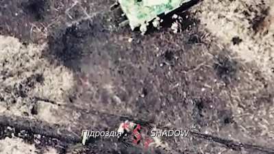 The Ukrainian unit "Shadow" warns Russian soldiers that they're not welcomed in Ukraine