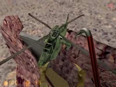 Half-life: Flying Ichthyosaur destroys Apache by 222Radon86