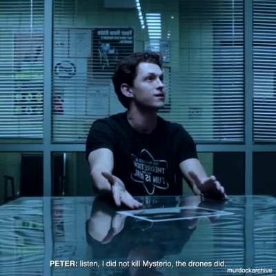 &ldquo;Peter Parker, stop talking&rdquo;