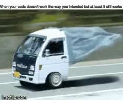 So what, it works