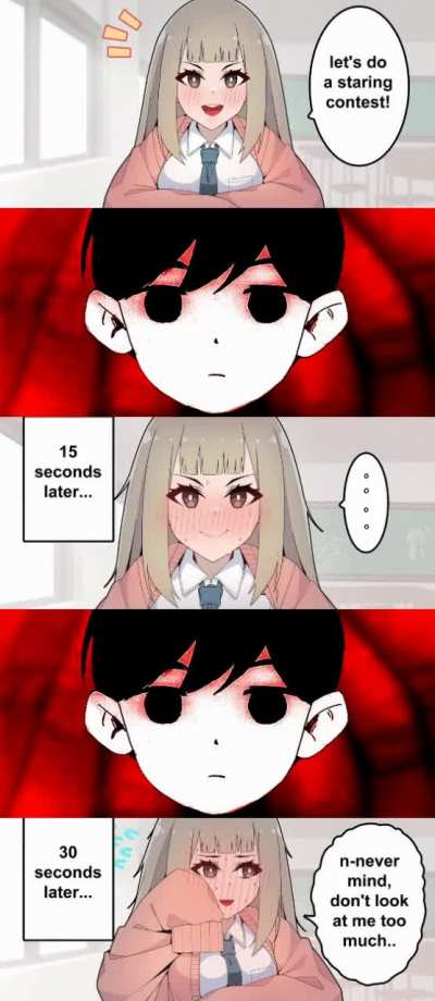 staring contest