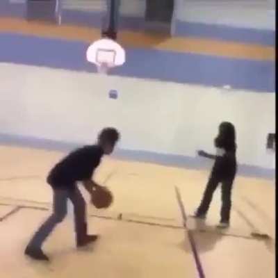 Just a friendly game or basketball.