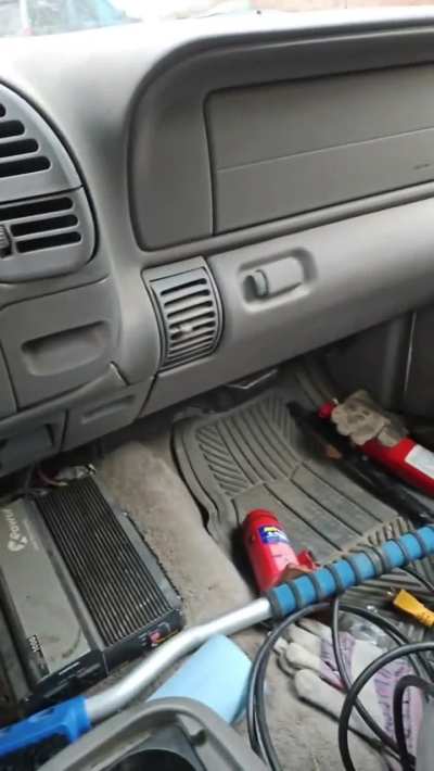 bros truck is begging for mercy