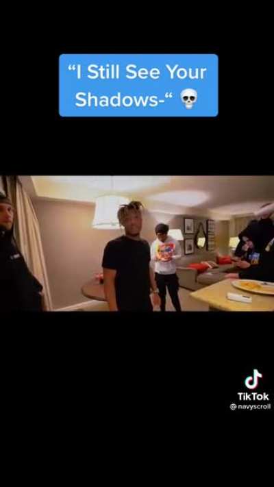 "I still see your shadows in my room" man memed his own song