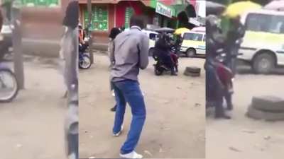 The Real Life Tekken fight... but with tekken track