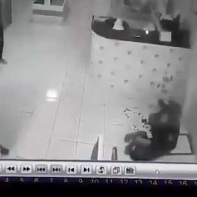 never bring your fist to a gun fight.