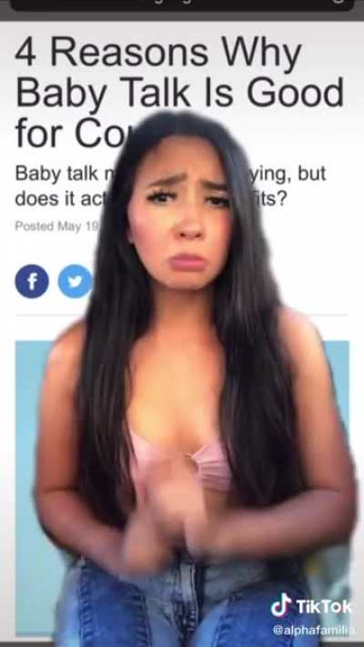 Alpha Male Needs Baby Talk