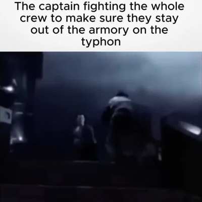 "my own security guards are against me" -my captain