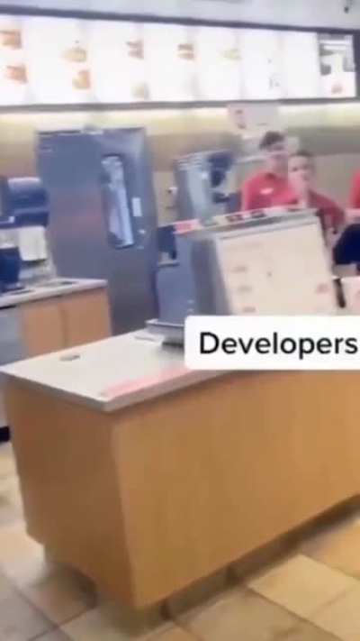 How the developer thinks it will be used, how users use it !! Lol !!