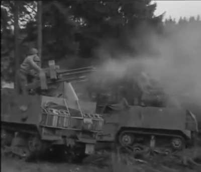 Historical footage of an M16 firing. I&rsquo;ve hardly seen videos of these half tracks in action before. Had to post as it&rsquo;s my favorite vehicle in game.